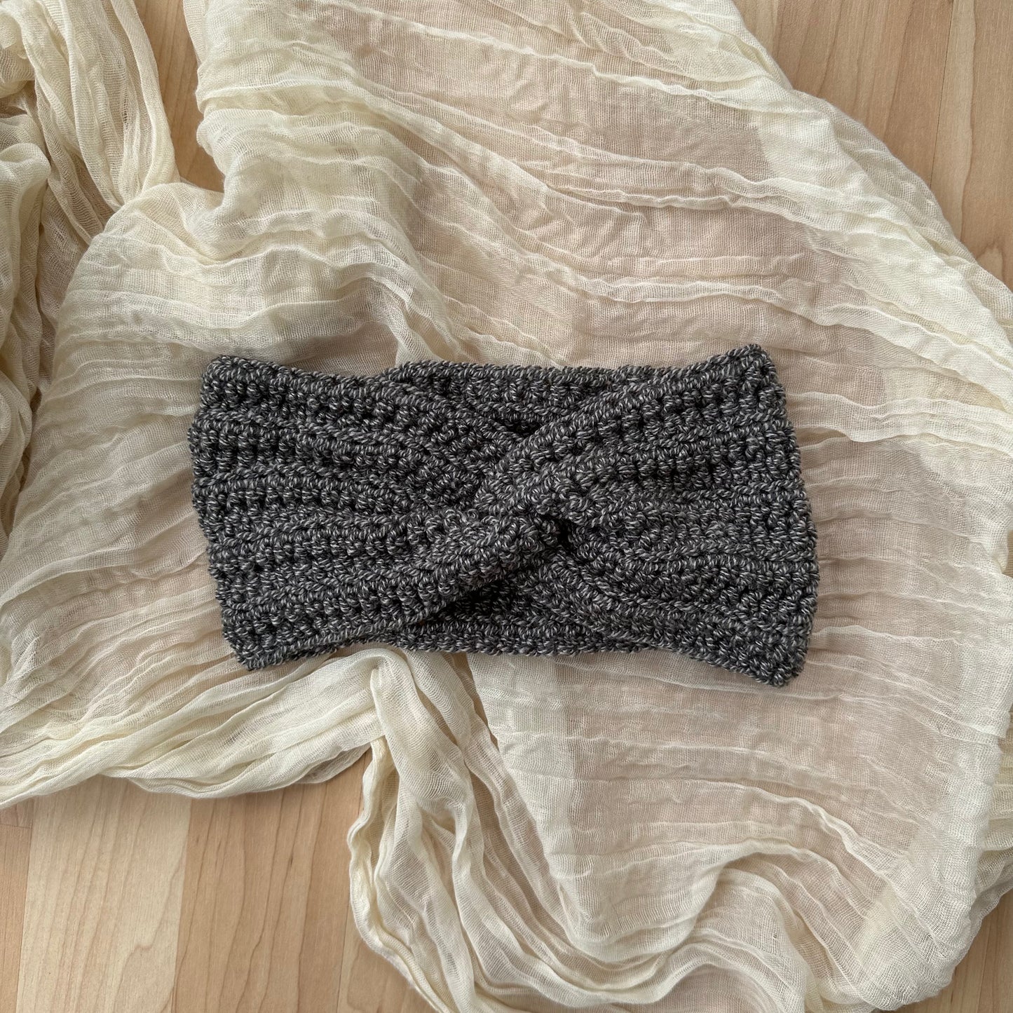 twist headband - grey multi