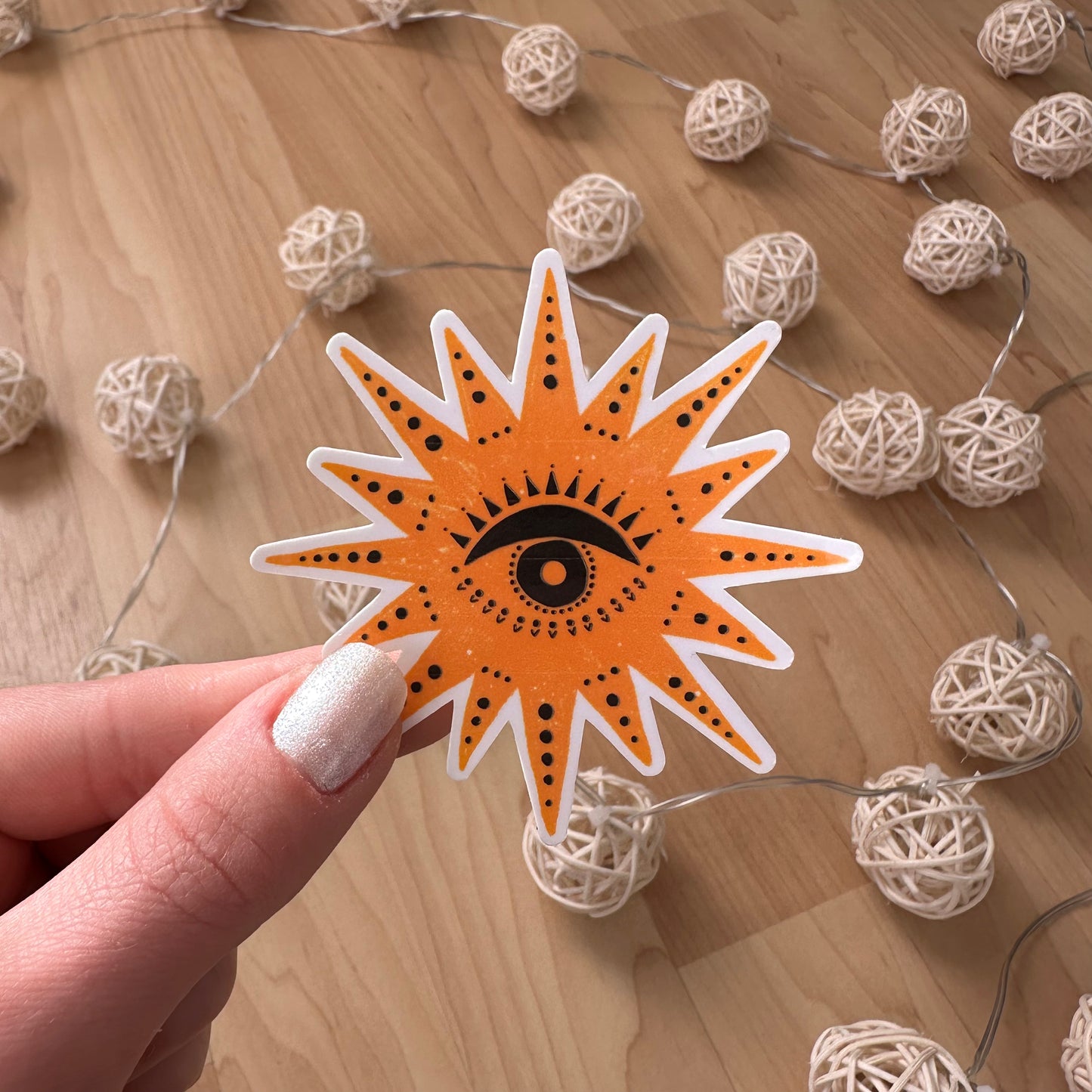 eye of the sun sticker