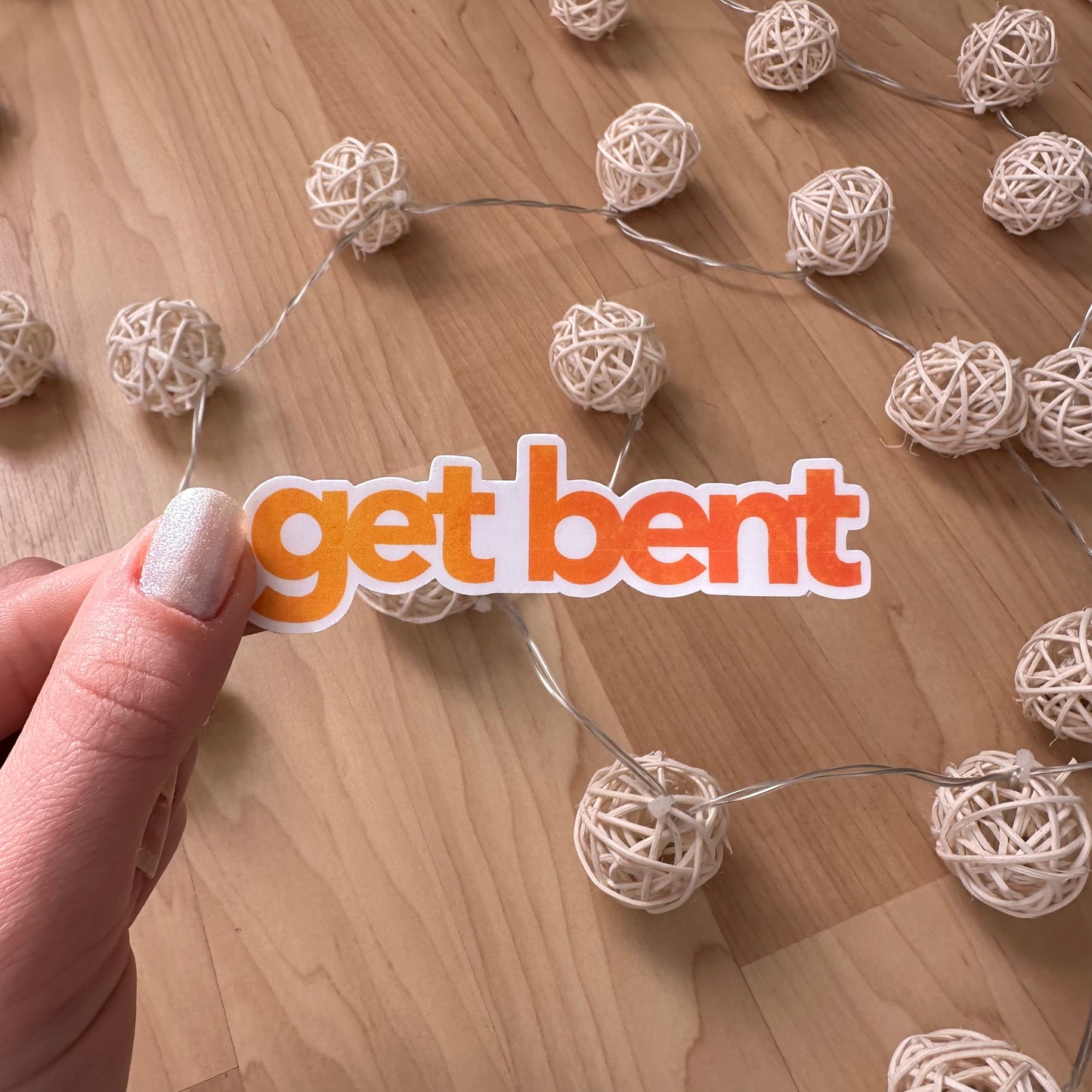 get bent sticker