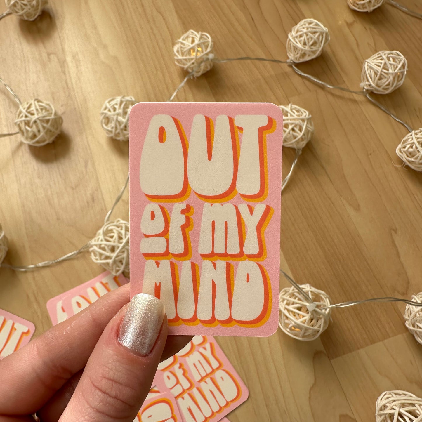 out of my mind sticker
