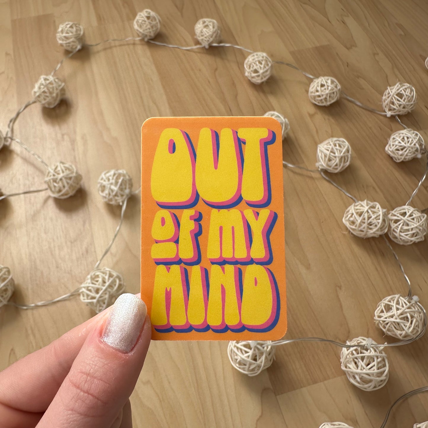 out of my mind sticker