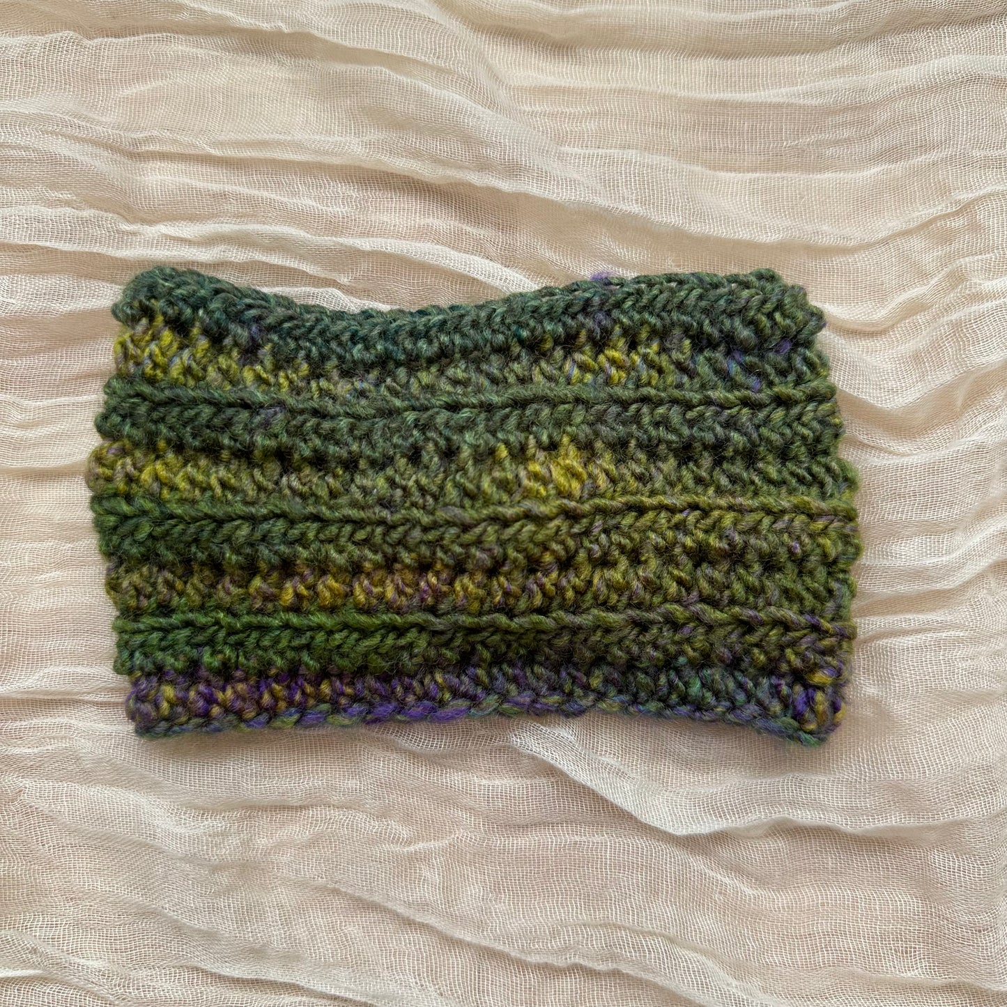 Diadema para bebé con diseño de espiral, multicolor, verde y amarillo