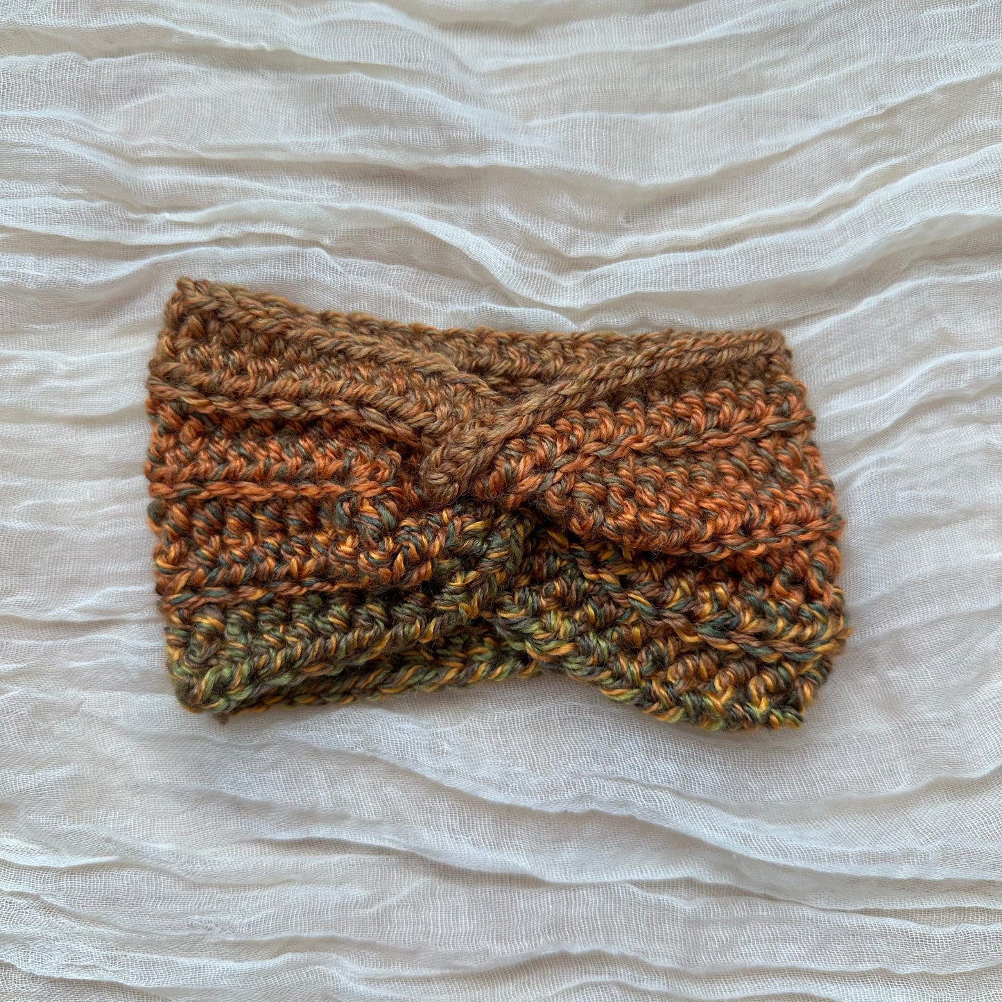 Diadema para bebé con diseño de espiral, multicolor, naranja y verde