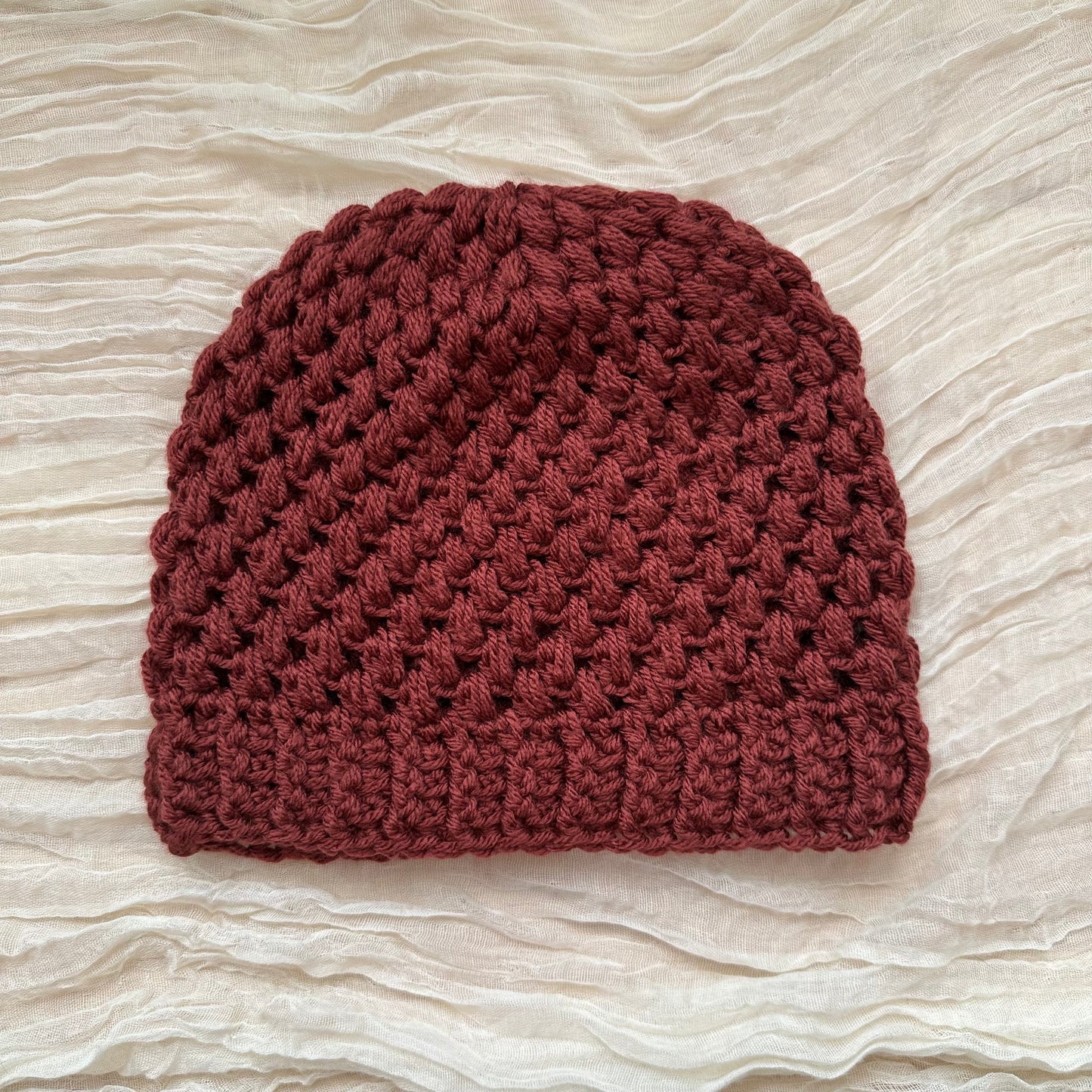 Gorro abullonado - vino