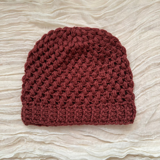 Gorro abullonado - vino