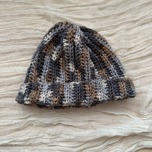 Gorro - marrón/gris multi