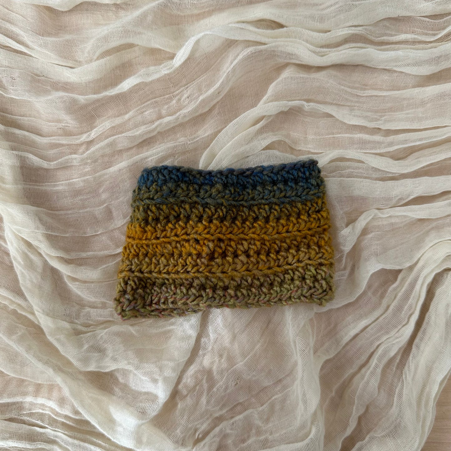 Diadema para bebé con diseño de espiral, multicolor, azul y amarillo