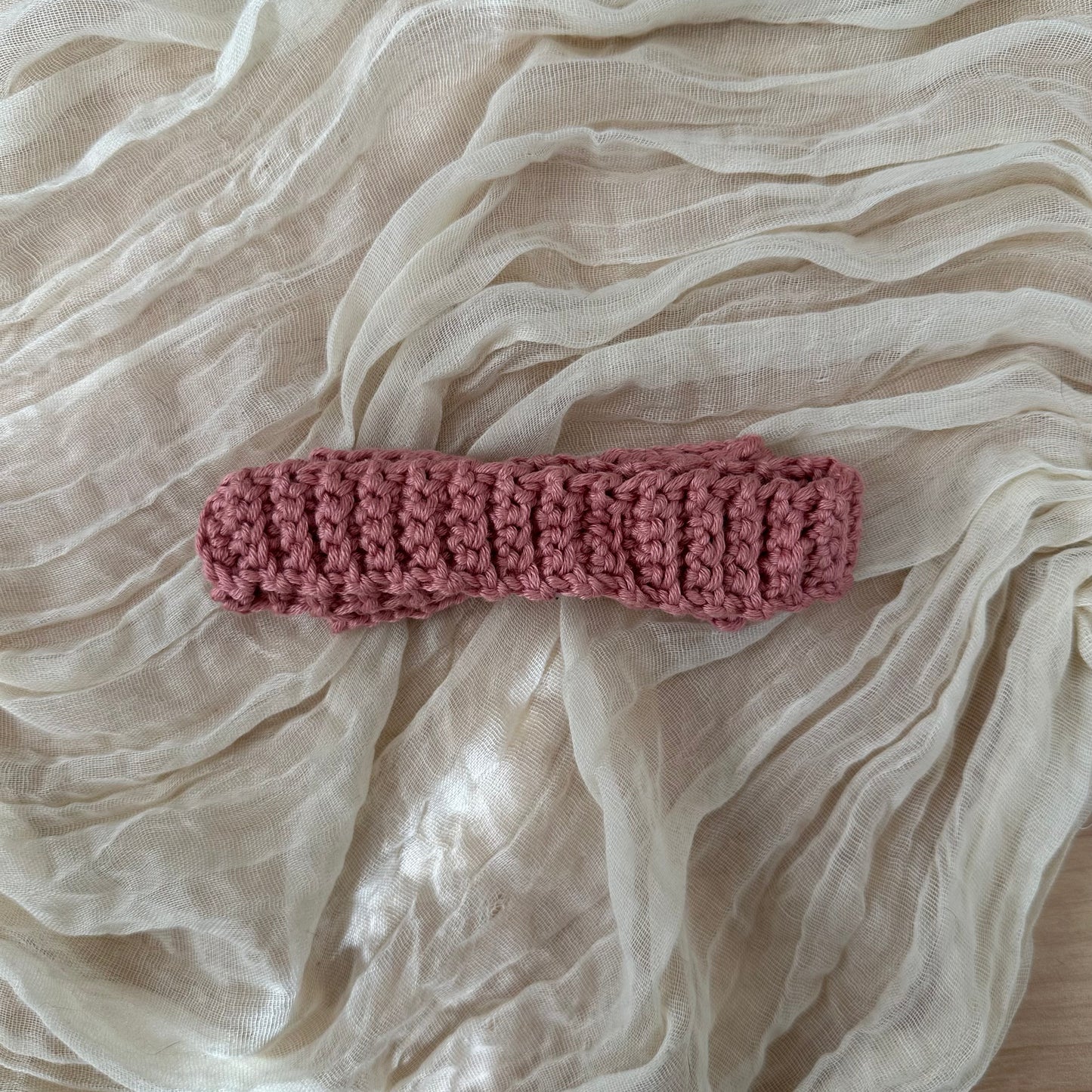 Diadema con lazo para bebé - rosa