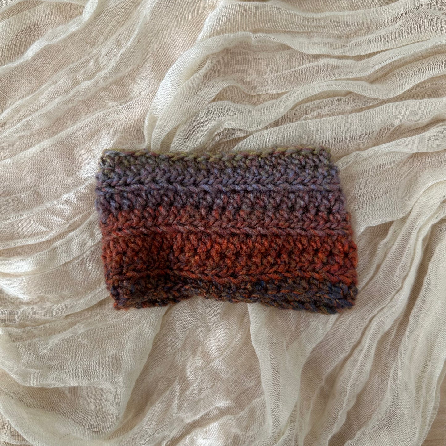 Diadema para bebé con diseño de espiral, color naranja y lavanda