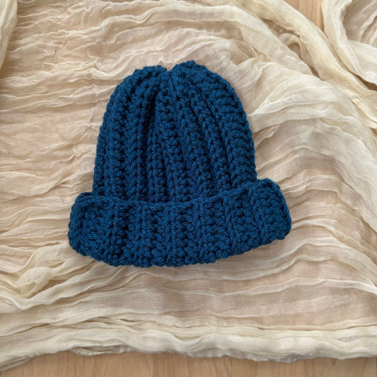 Gorro de bebé - azul oscuro