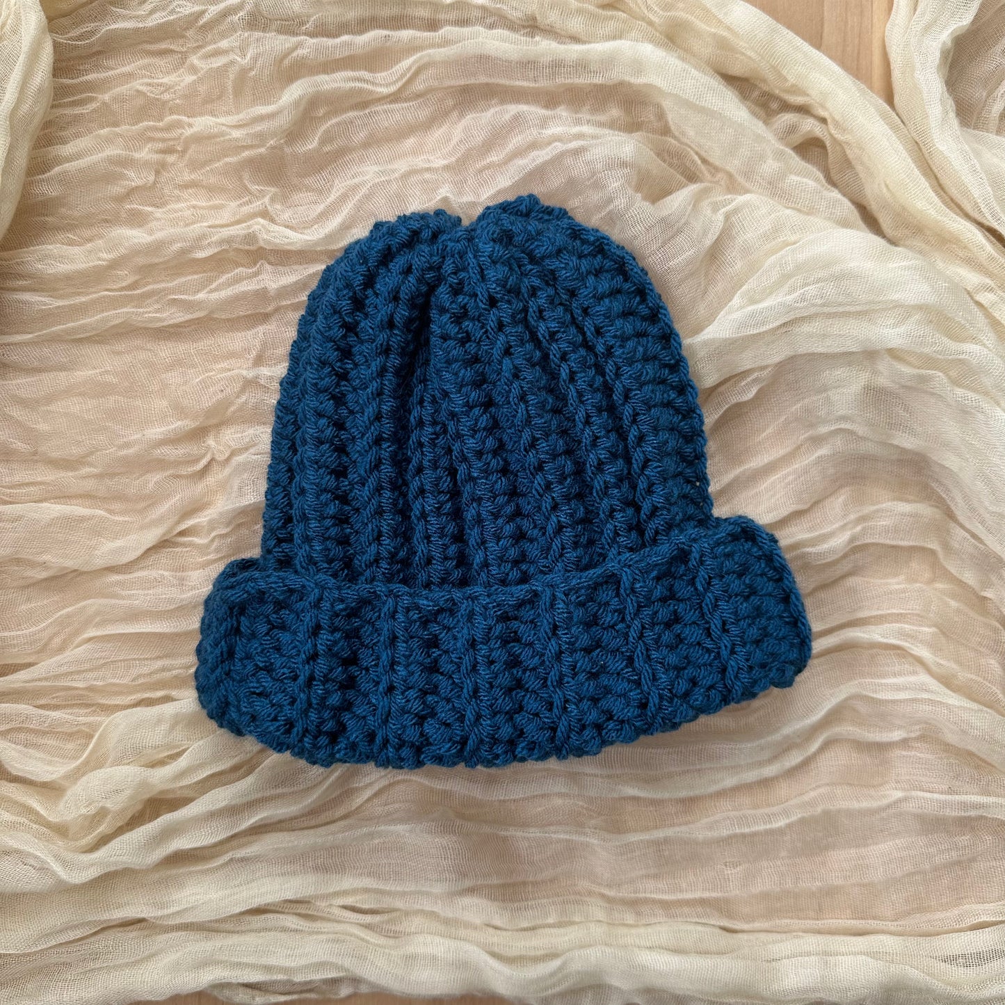 Gorro de bebé - azul oscuro